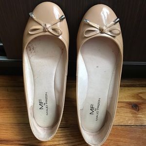 Maud Frizon Ballerina Flat, Nude, size 37